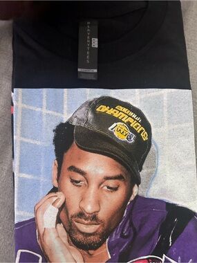 Kobe Bryant/lakers chan Men's Purple Short Sleeve Tee - Unbranded